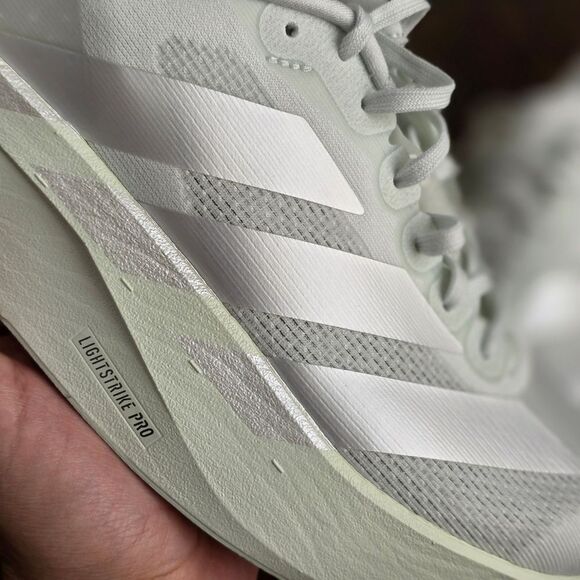 Adidas Adizero SL EVO Women's Running Shoes Metallic Silver Grey Size 6.5 Pro LE - Picture 14 of 15